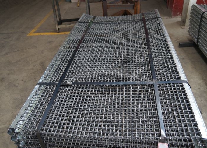 65Mn Spring Steel Metal Wire Mesh Screen Coal Vibrating Screen Easy Install 2