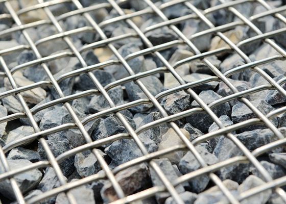 Stable Mesh Stable Performance Flat Top Screen Stainless Steel Crimped Wire Mesh